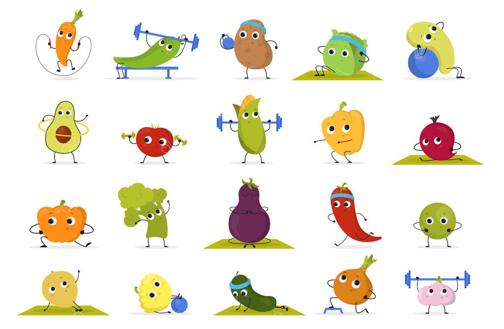 مجموعه‌ای برای آموزش شناسایی میوه و سبزیجات: مجموعه‌ای از مواد غذایی