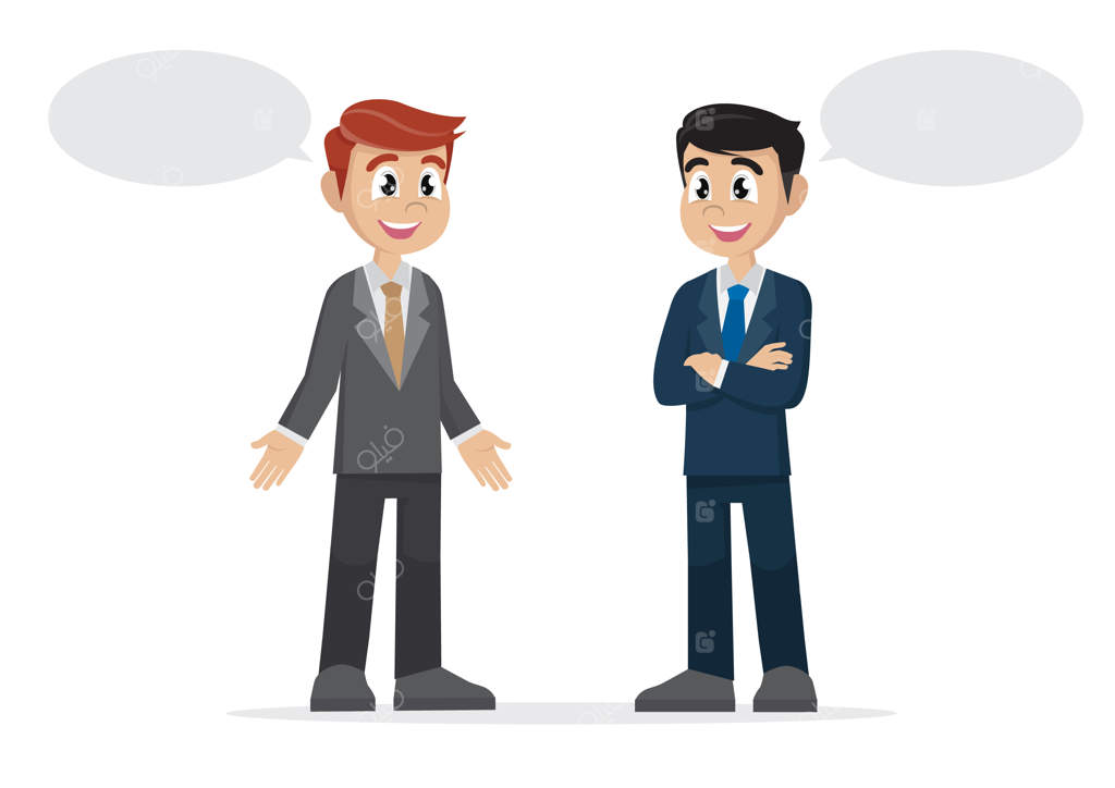 گفتگوی دو تاجر.