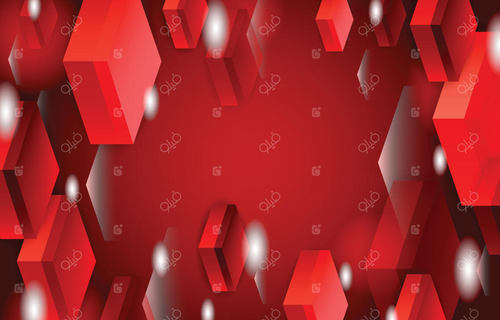 پترن پس‌زمینه انتزاعی قرمز