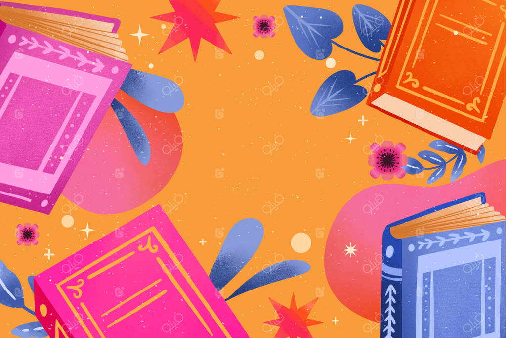 قالب پس‌زمینه برای روز کتاب