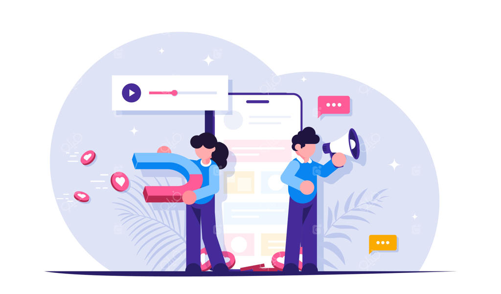 بازاریابی شبکه‌های اجتماعی: جلب توجه کاربران با استفاده از بلندگو و آهنربا جهت محتوا