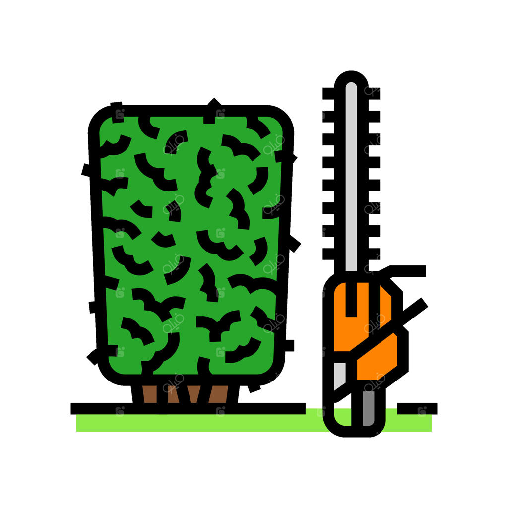 هرس پرچین و نگهداری باغ: تصویر رنگی
