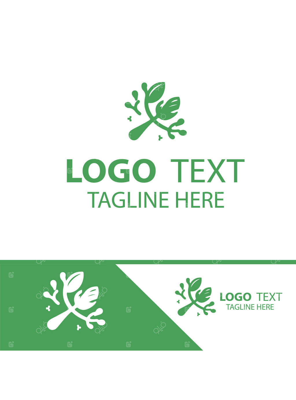 لوگوی باغبانی "باغچه‌های انگشت سبز"