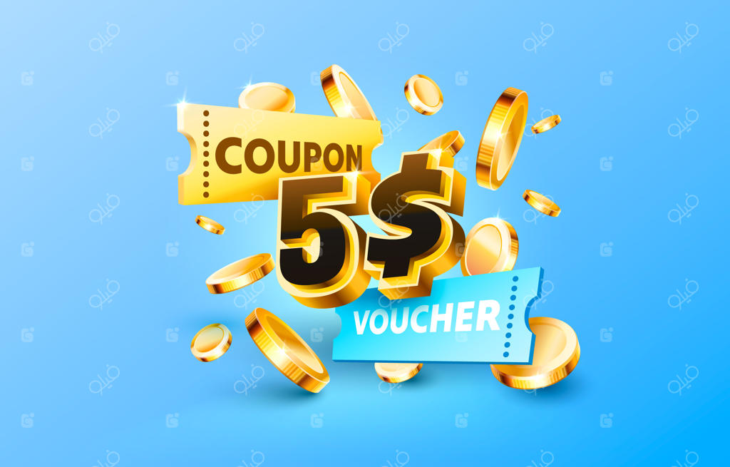بنر ویژه تخفیف: کوپن ۵ دلاری با برگشت پول نقد