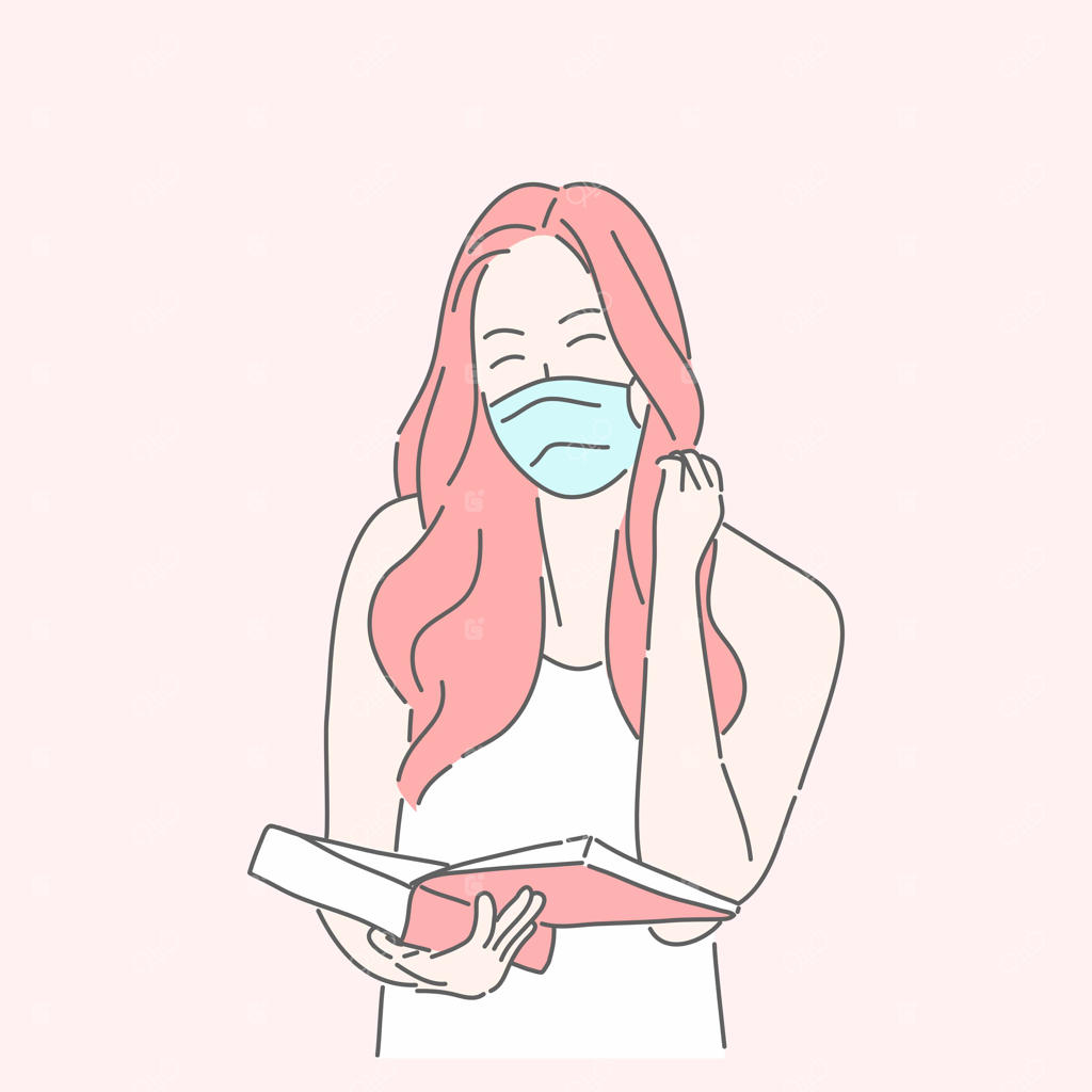 زن با ماسک پزشکی برای پیشگیری از کرونا، آنفولانزا و محافظت در برابر آلودگی هوا؛ مفهوم آلودگی جهانی