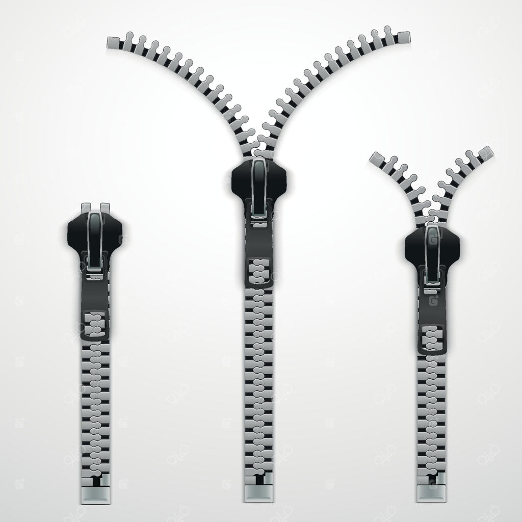 تصویر برداری زیپ