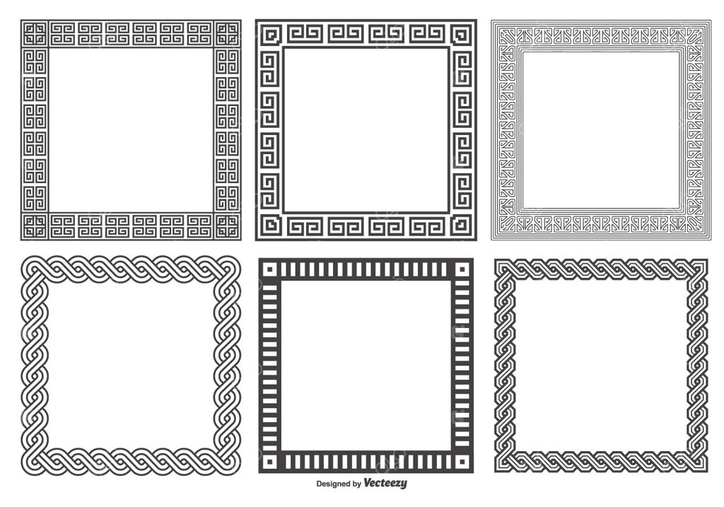 مجموعه قاب‌های مربع تزئینی