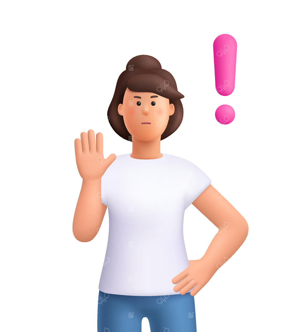 حرکت هشداردهنده شخصیت کارتونی