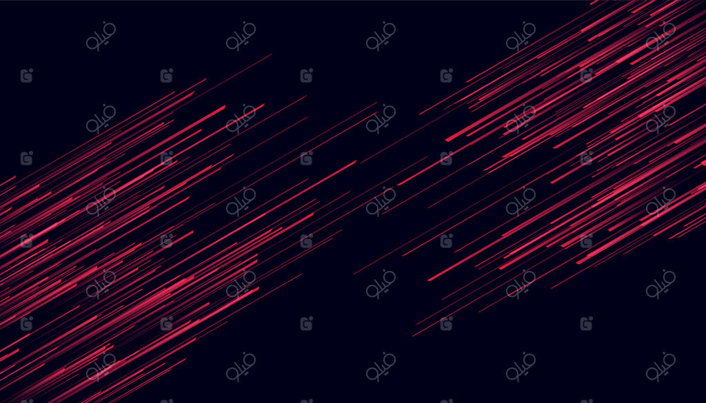 افکت نور مدرن و انتزاعی با سرعت بالا. حرکت پویا با فناوری پیشرفته روی پس‌زمینه آبی. پترن حرکتی برای طراحی بنر یا پوستر.