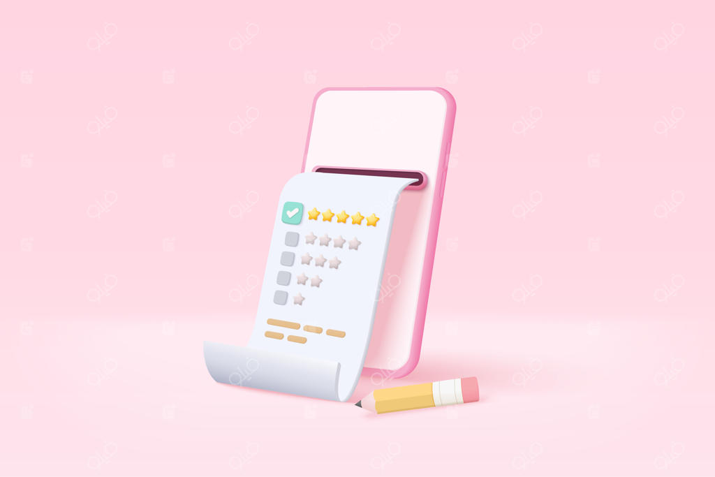 پرداخت سه‌بعدی پول با موبایل: مفهوم آسان پرداخت آنلاین قبوض و تراکنش‌های مالی با گوشی هوشمند و مدارک مالی در پس‌زمینه؛ آیکون وکتور سه‌بعدی پرداخت قبوض