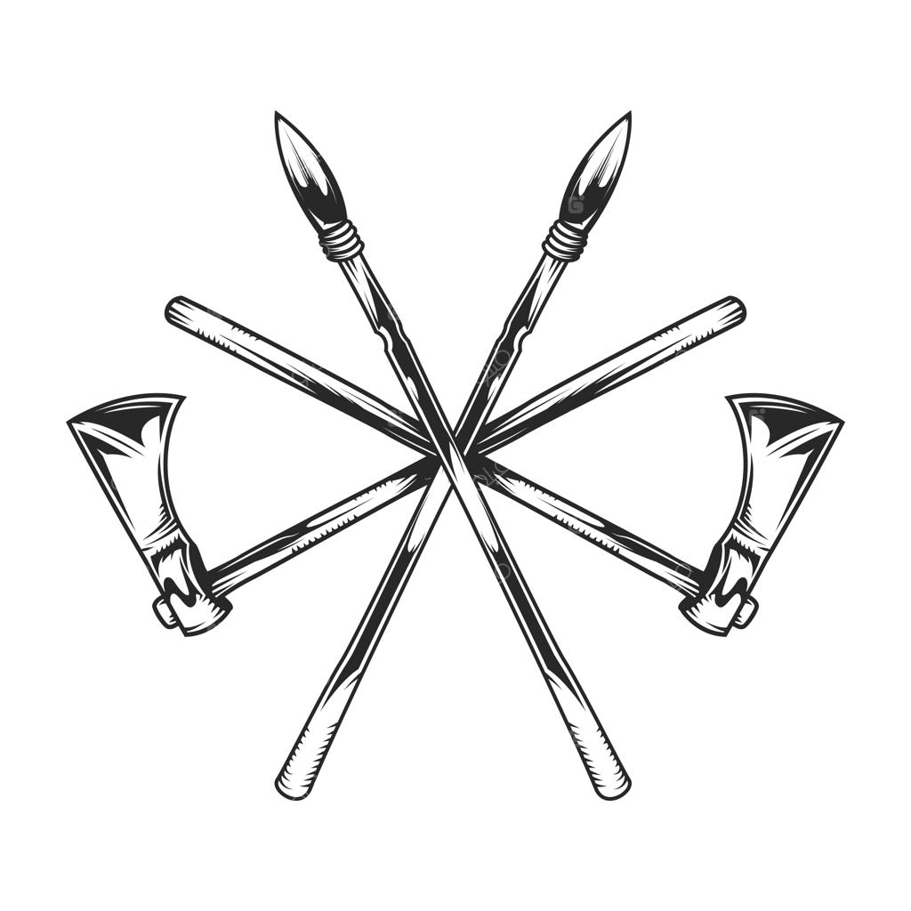 تبر و نیزه‌های سرخپوستان بومی آمریکا