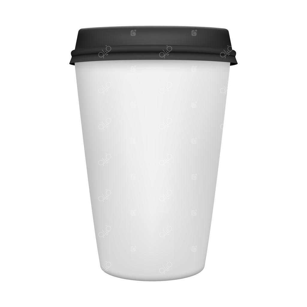 فنجان قهوه جدا شده از محیط