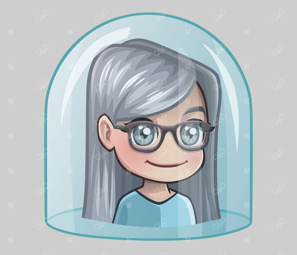 مادربزرگ زیر گنبد شیشه‌ای