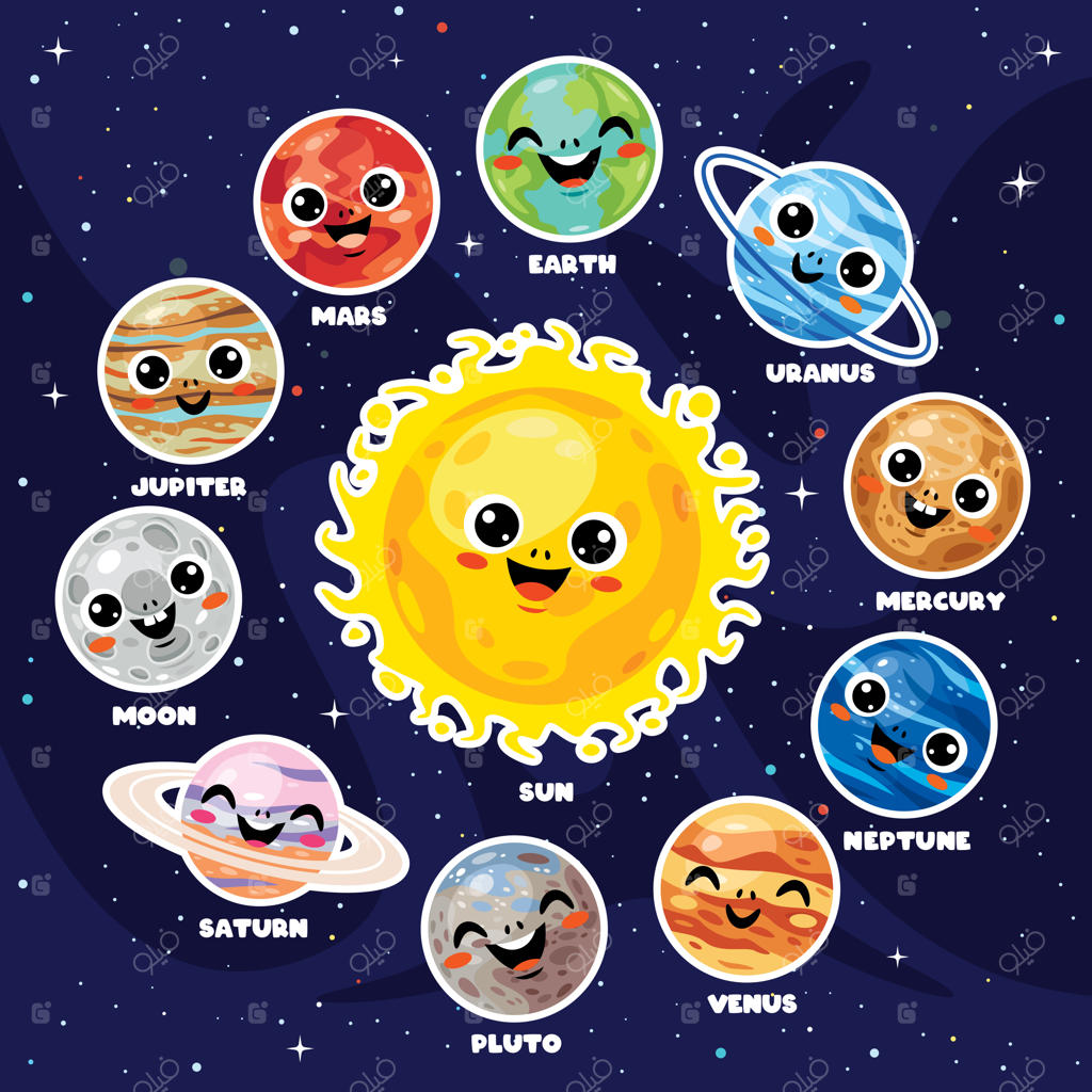 عناصر فضایی رنگارنگ دستیابی شده با دست