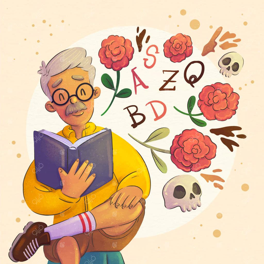 تصویرسازی ادبیات با آبرنگ