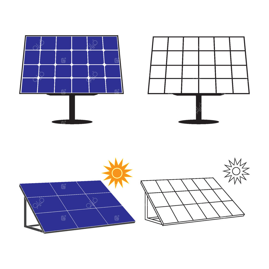 آیکون پانل‌های خورشیدی