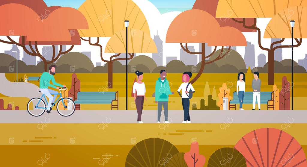 فعالیت‌های پارک در فضای باز: آرامش در طبیعت، پیاده‌روی، دوچرخه‌سواری و گفتگو