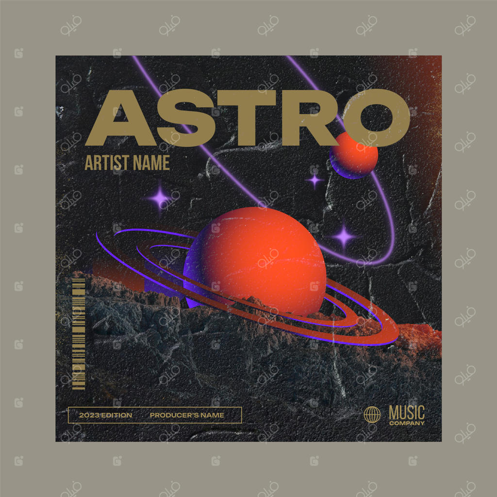 قالب جلد آلبوم گرادینت