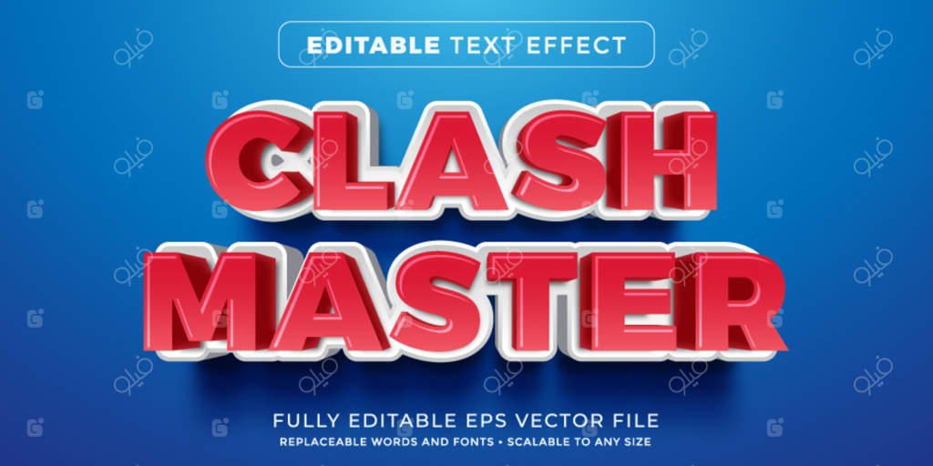 افکت متن قابل ویرایش با سبک سایه سنگین