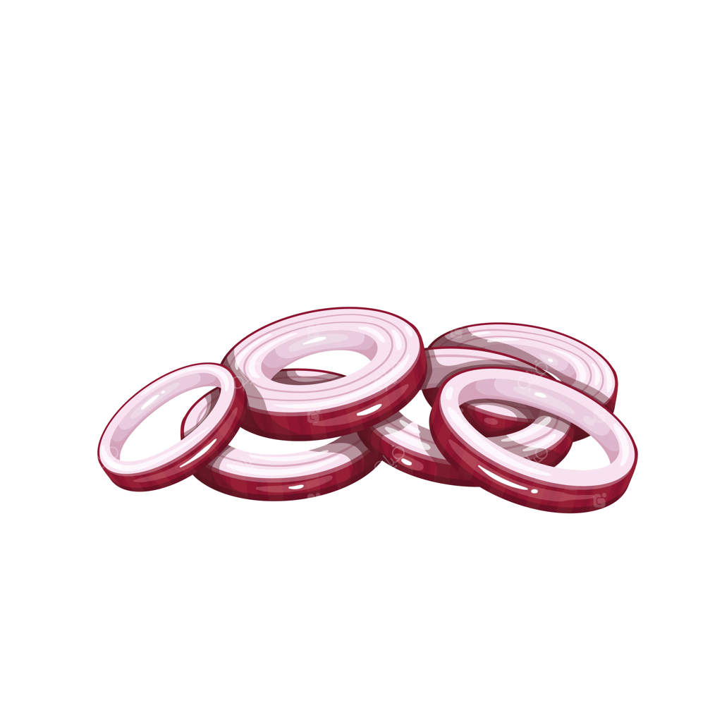 حلقه‌های پیاز قرمز