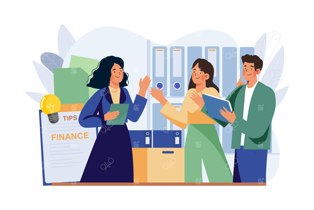 دستیاران جوان اطلاعات مالی مفید به مشتریان ارائه می‌دهند