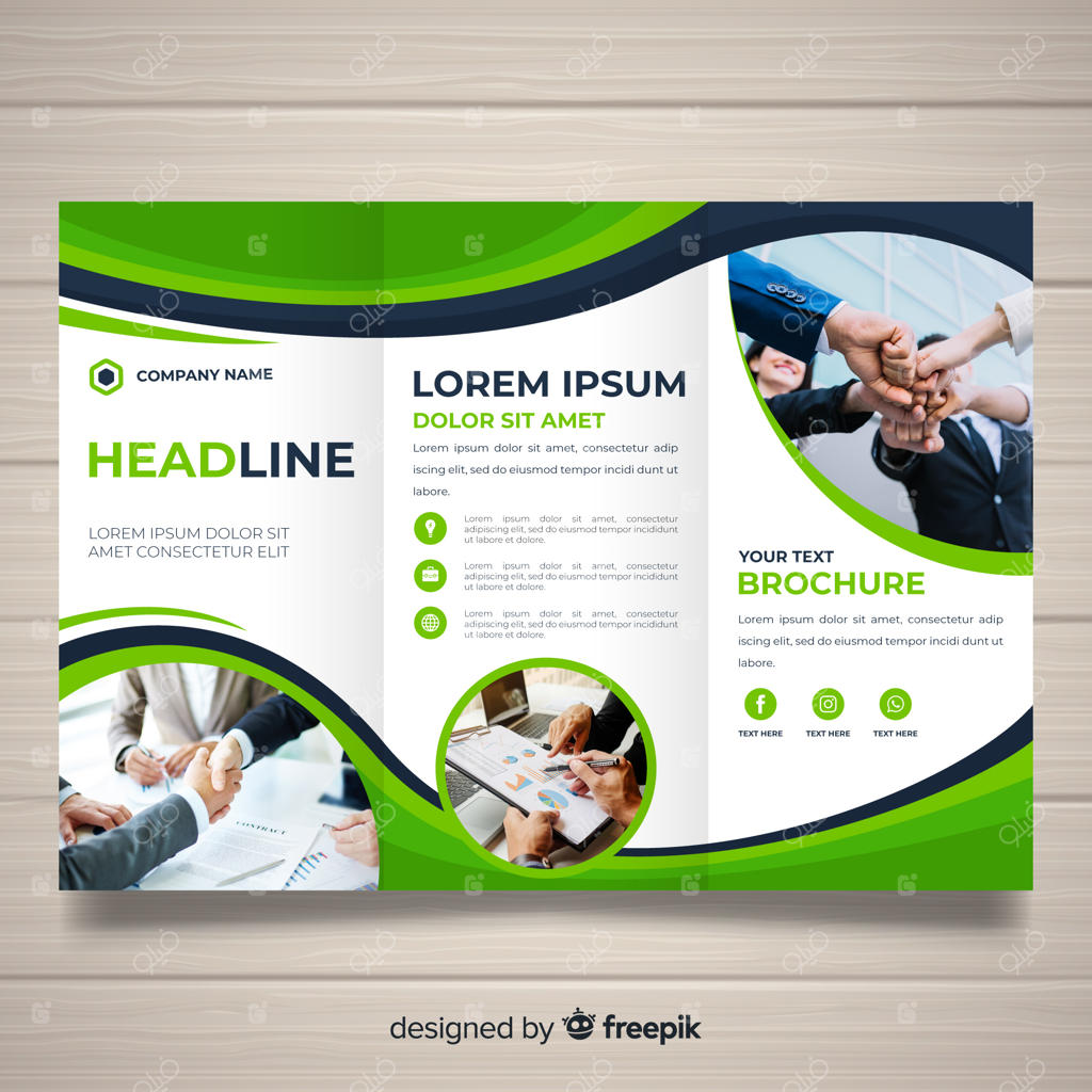 قالب بروشور سه‌لتّا تجاری