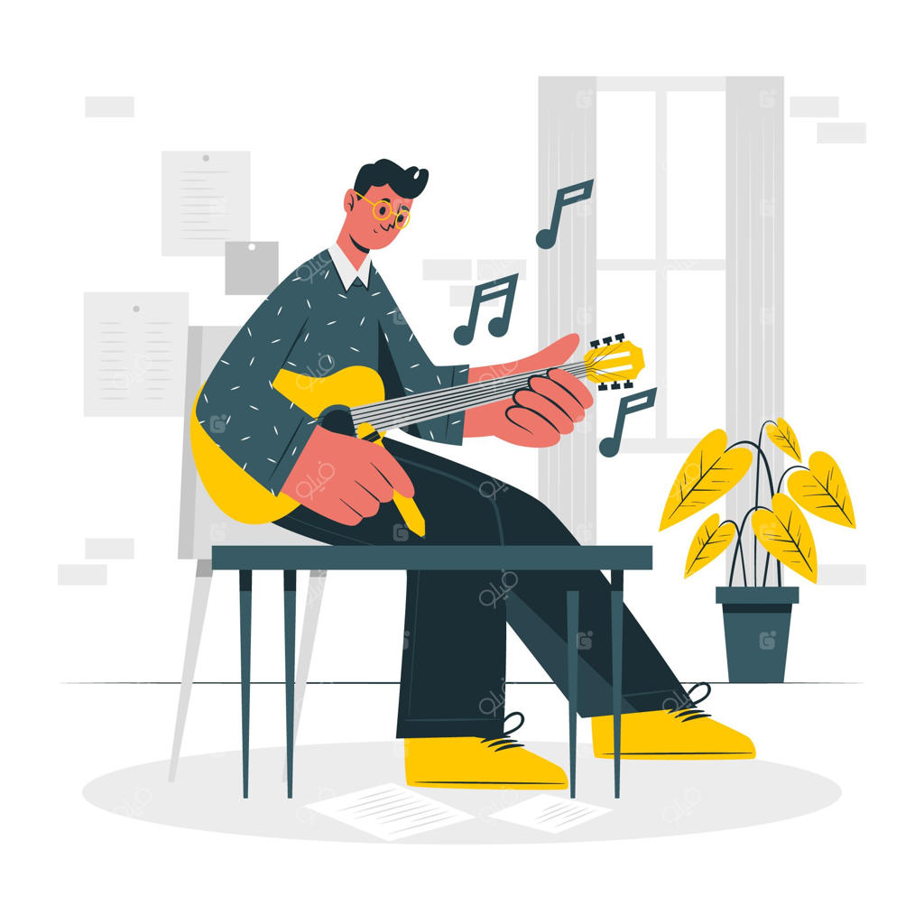 تصویرسازی مفهوم آهنگساز