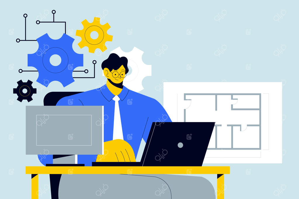 تصویر مهندسی طراحی شده با دست