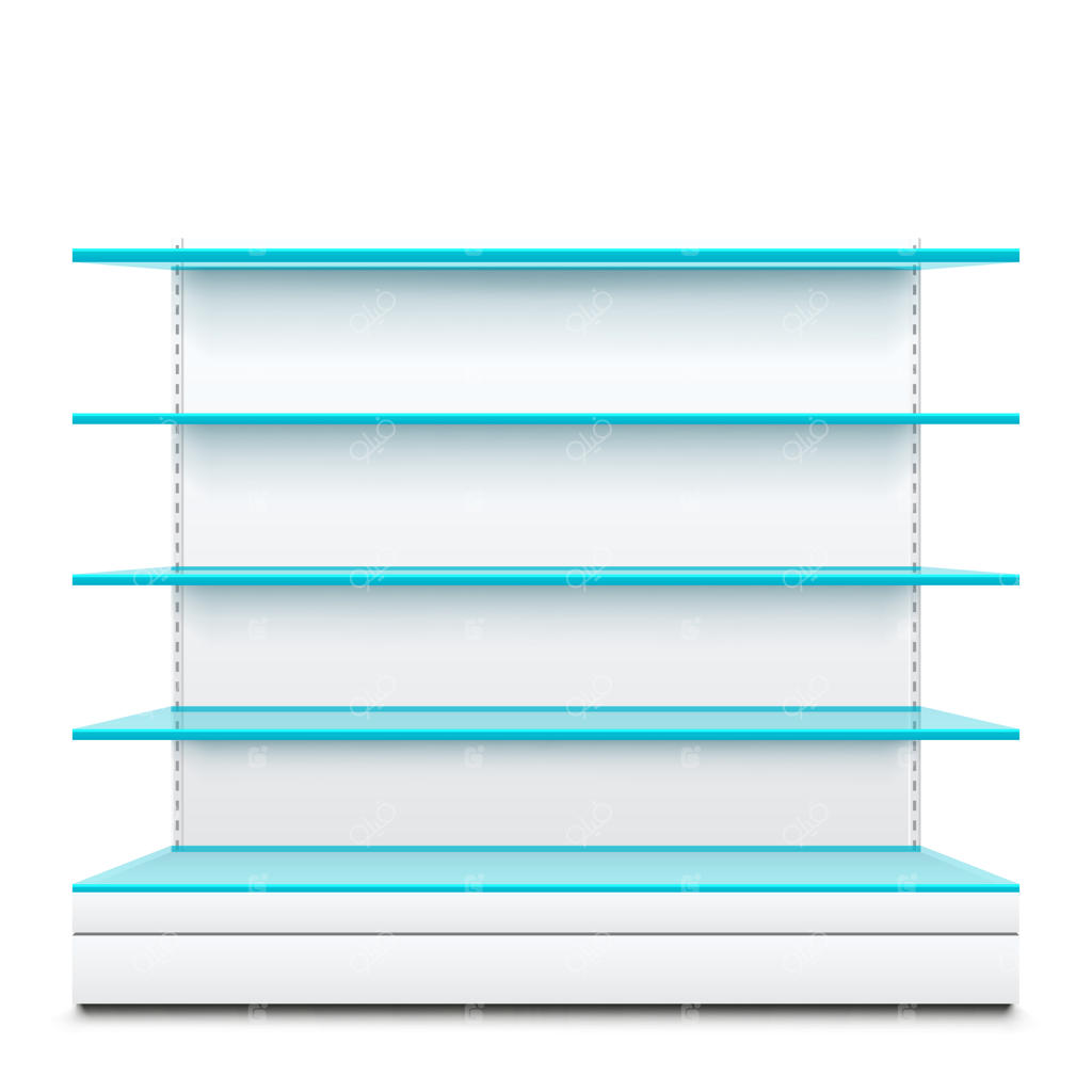 قفسه‌های شیشه‌ای آبی