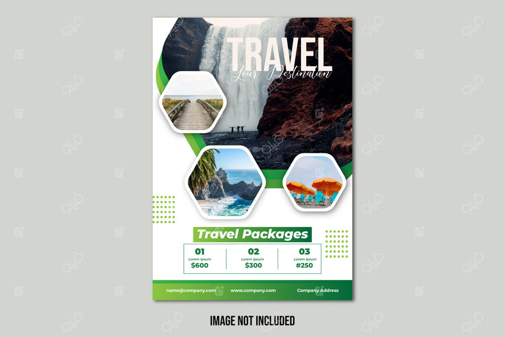 قالب تراکت مسافرتی