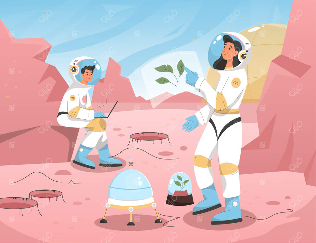 مأموریت استعمار مریخ: صحنه‌ای از فضانوردی