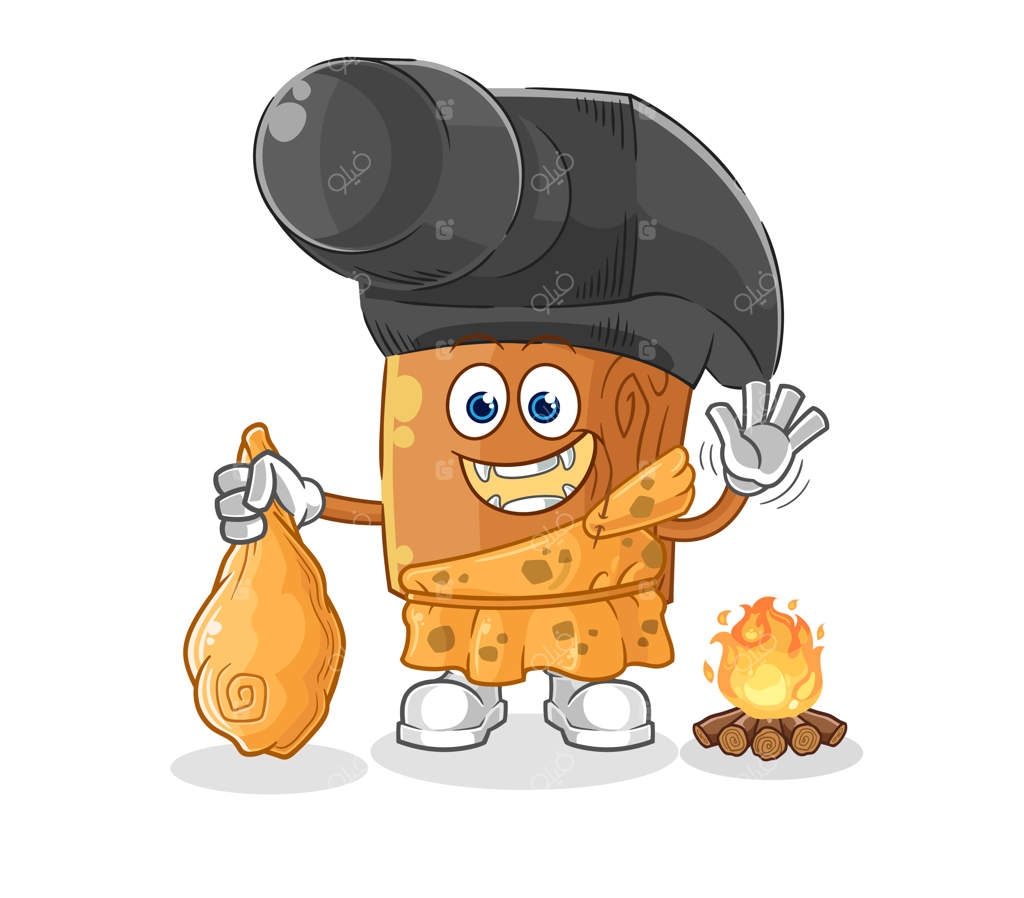 وکتور انیمیشن باستانی شخصیت چکش