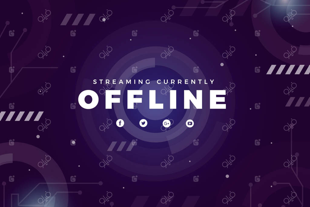 بنر آفلاین توییچ به سبک گیمرها