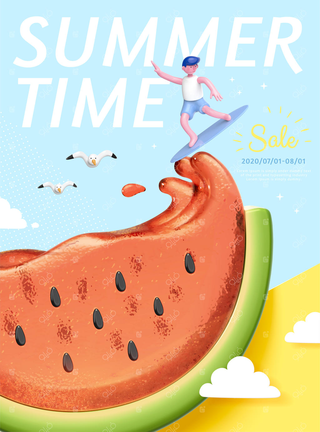 پوستر مفهومی تابستان