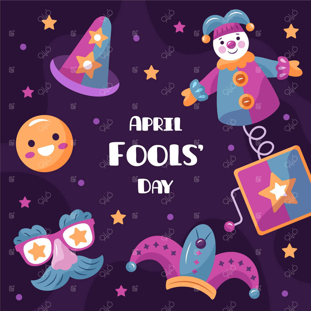 تصویر دست‌کشیده برای روز اول آوریل