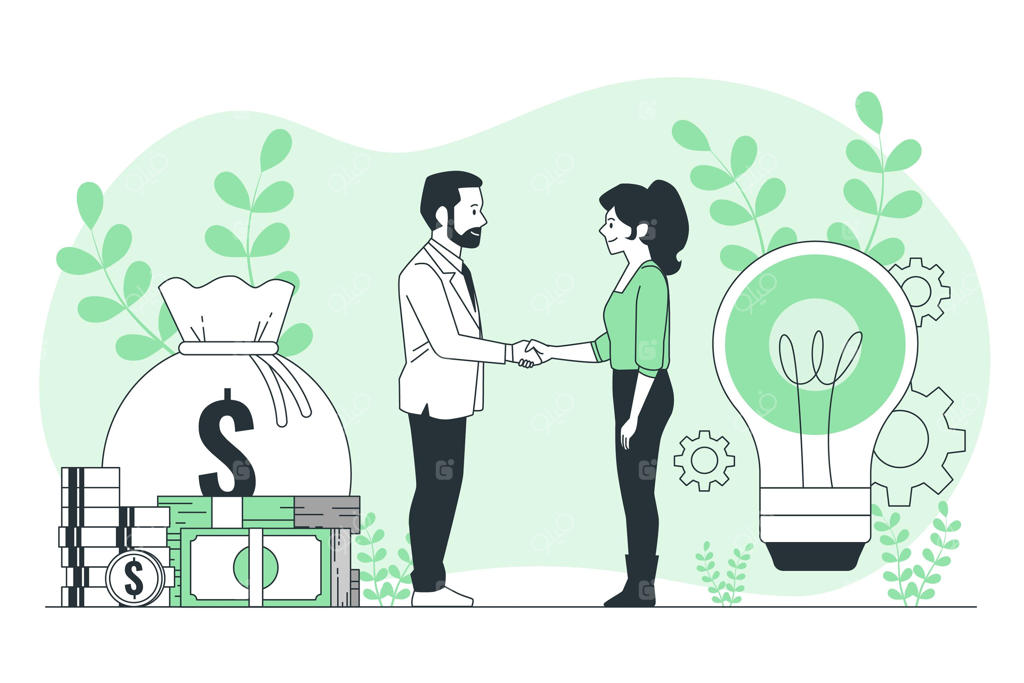 تصویرسازی مفهوم اسپانسرینگ