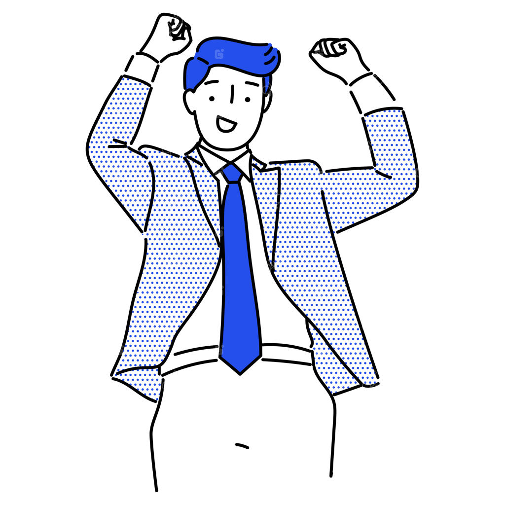 تصویرسازی کارتونی مرد تاجر یا کارمند حرفه‌ای شرکت