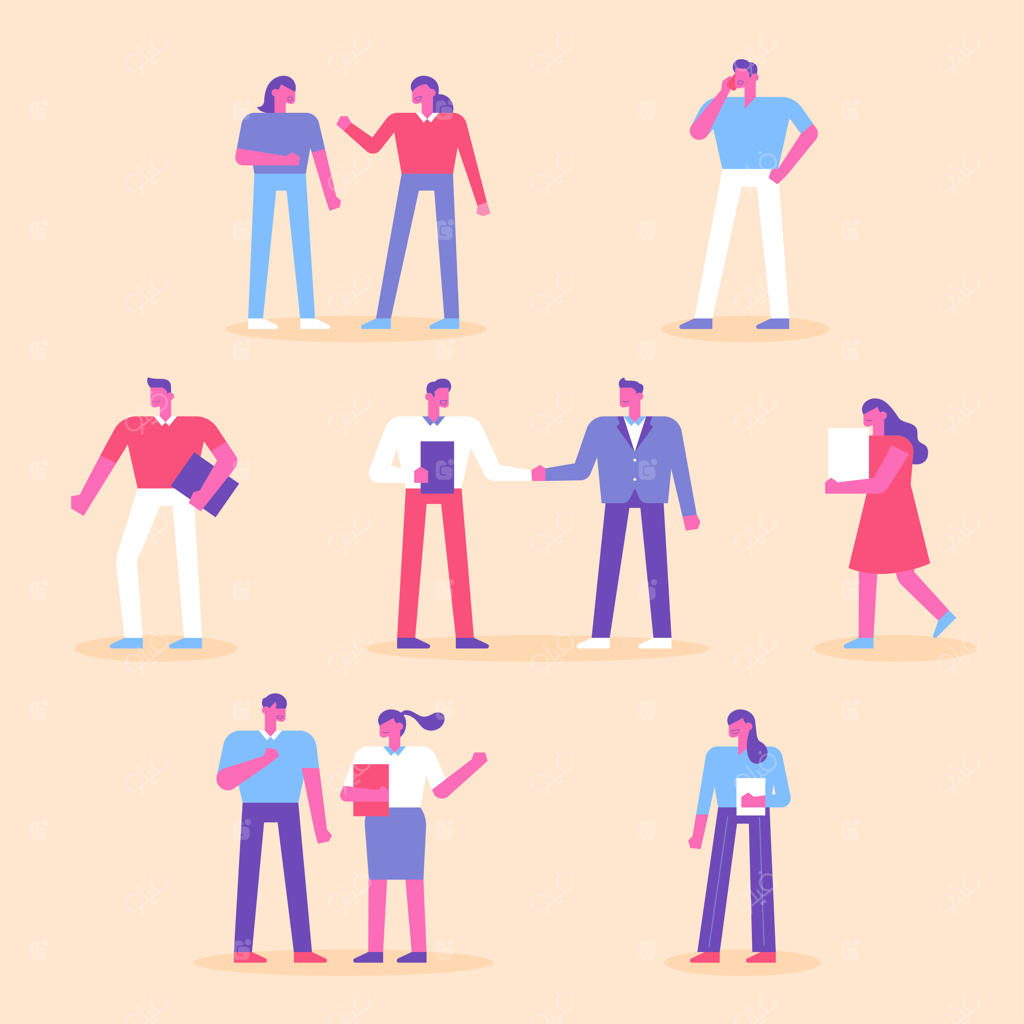 گروهی از افرادی که در حال ملاقات و گفتگو هستند