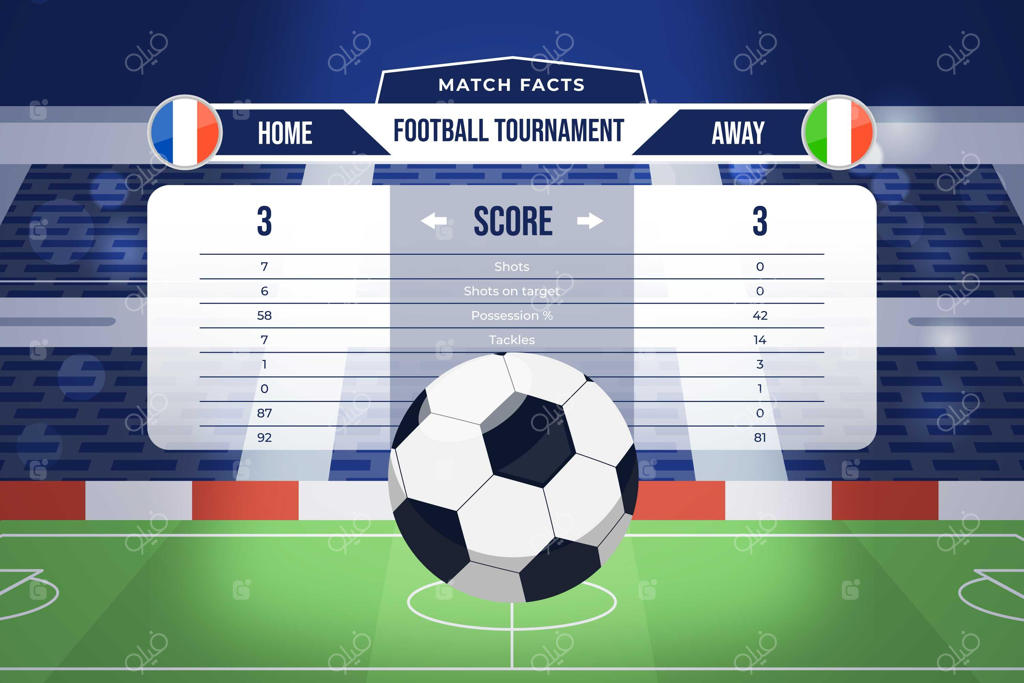 تصویرسازی مسابقات فوتبال