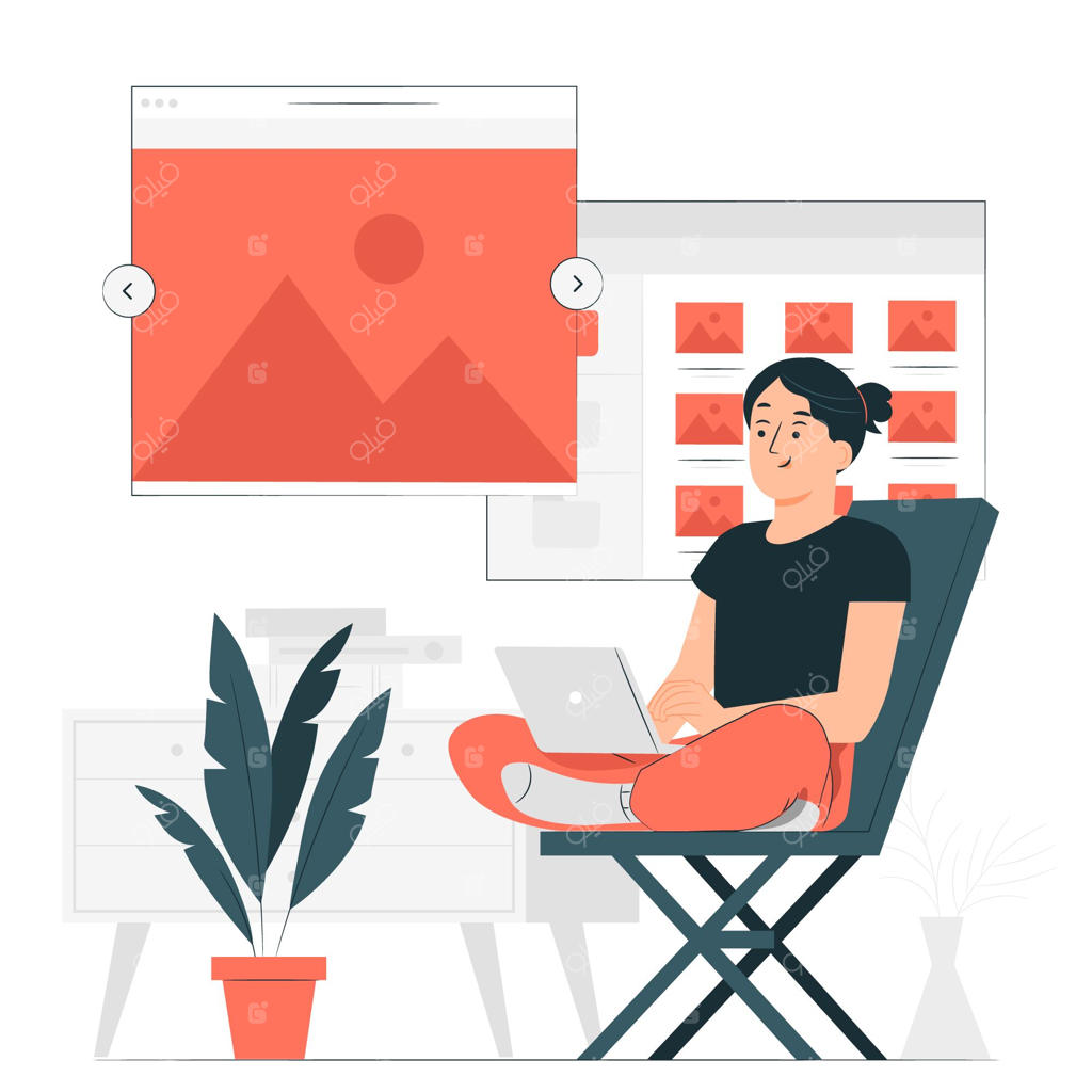 تصویرسازی مفهومی نمایشگر تصویر