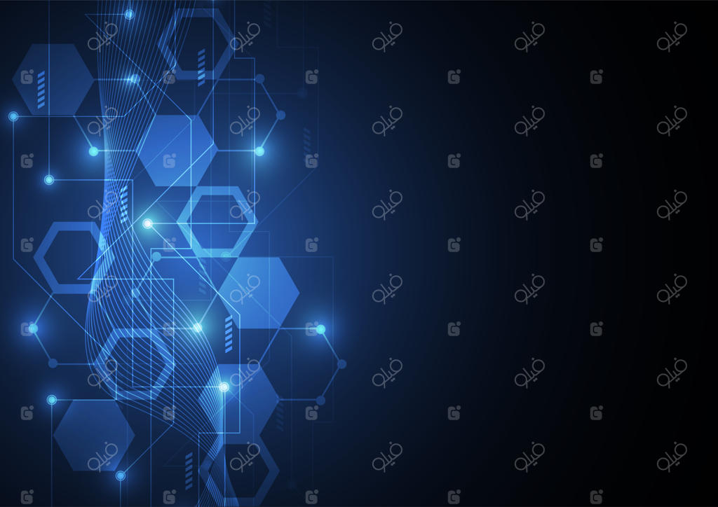 بنر مفهومی بلاک‌چین