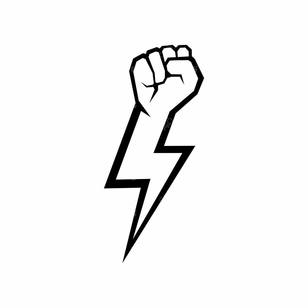 وکتور دست قوی