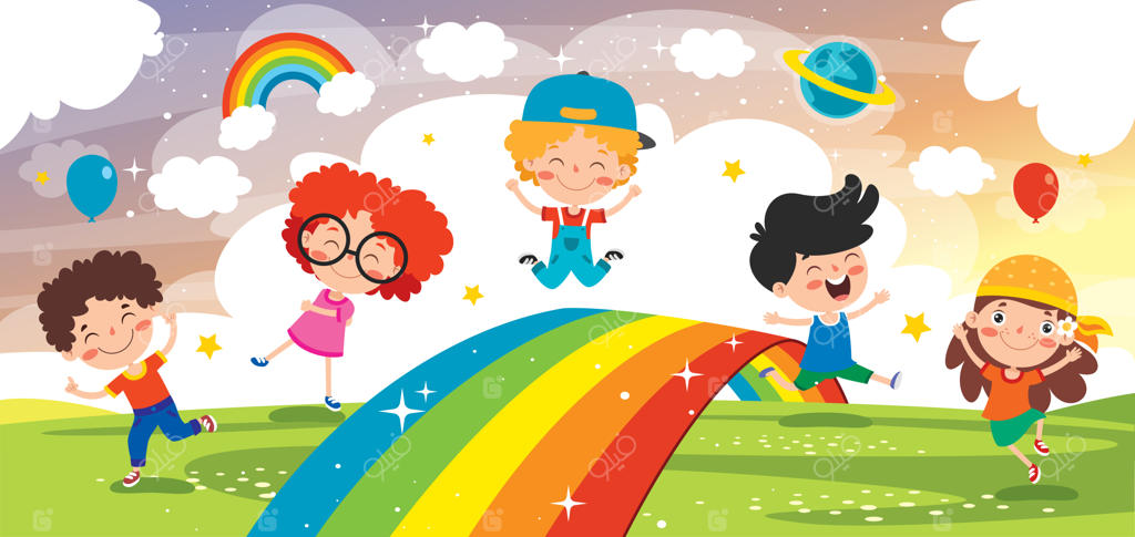 مفهوم رنگین‌کمان زیبا