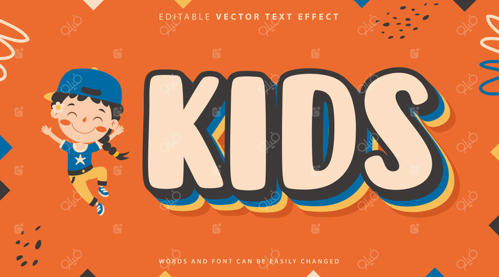 سبک افکت متنی کاملاً قابل ویرایش