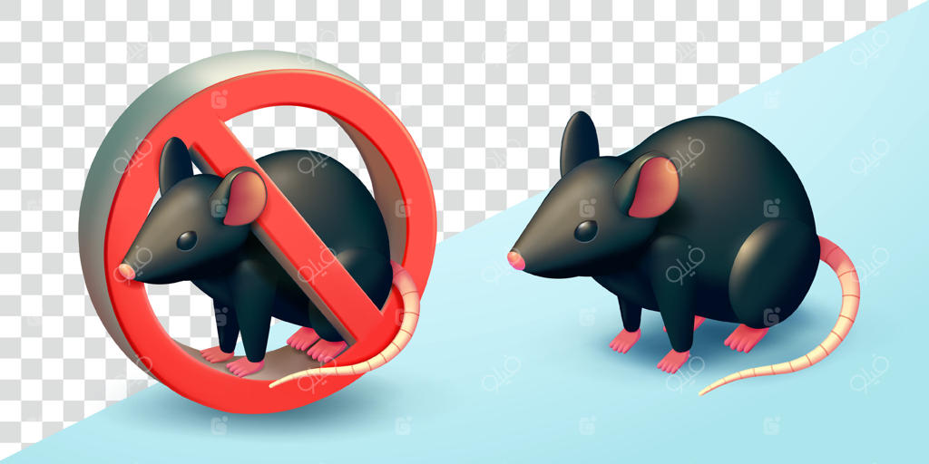 بدون موش، سه بعدی. مناسب برای عناصر طراحی و جلب توجه