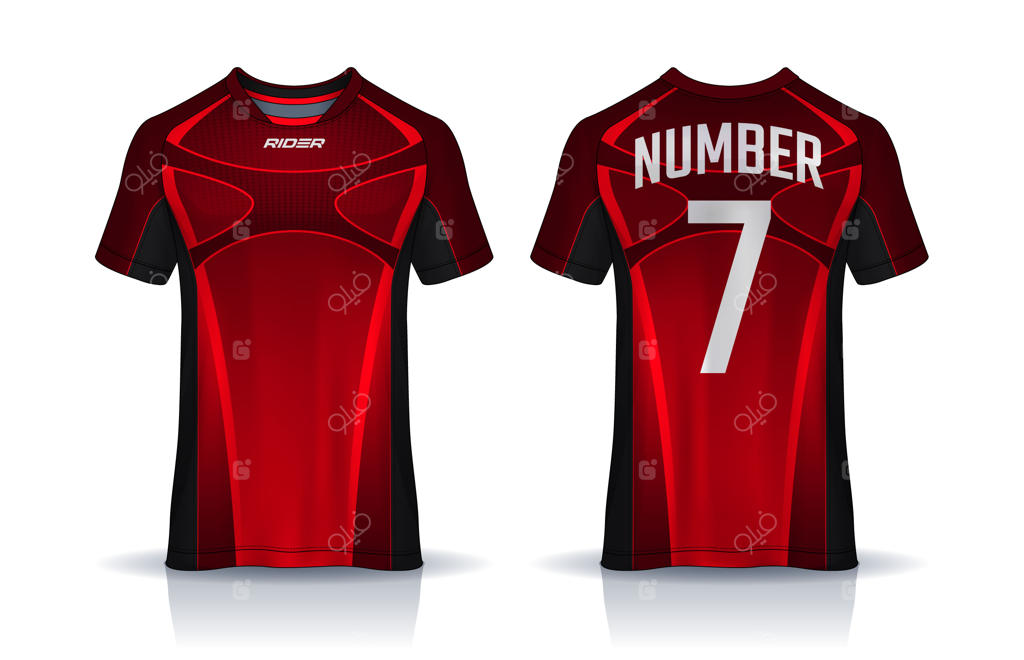 طراحی تی‌شرت پیراهن فوتبال