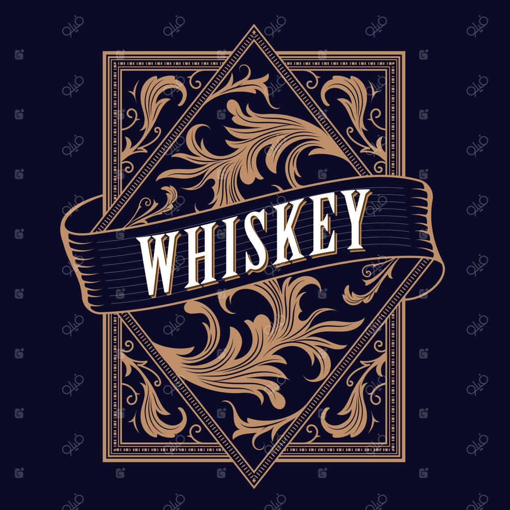 قاب عتیقه وینتیج با طرح غربی و حکاکی دستی قدیمی