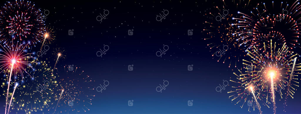 بنر واقعی آتش‌بازی و جلوه‌های ویژه