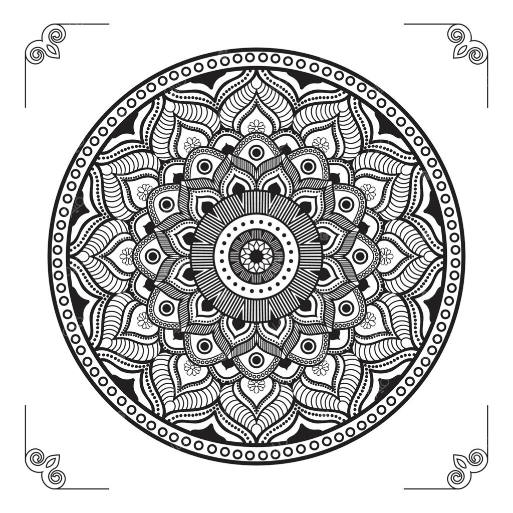 طرح وکتور پس‌زمینه لوکس و مدرن ماندالا؛ خلاقانه و حرفه‌ای با طراحی انتزاعی و زیبا