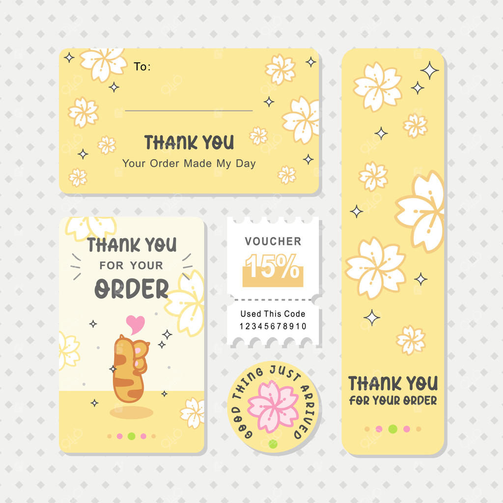 مجموعه کارت‌ تبریک برای کیت لوازم‌التحریر اداری